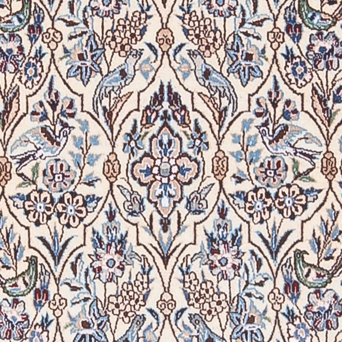 Dywan perski - Nain - Premium - 145 x 71 cm - ciemny beż