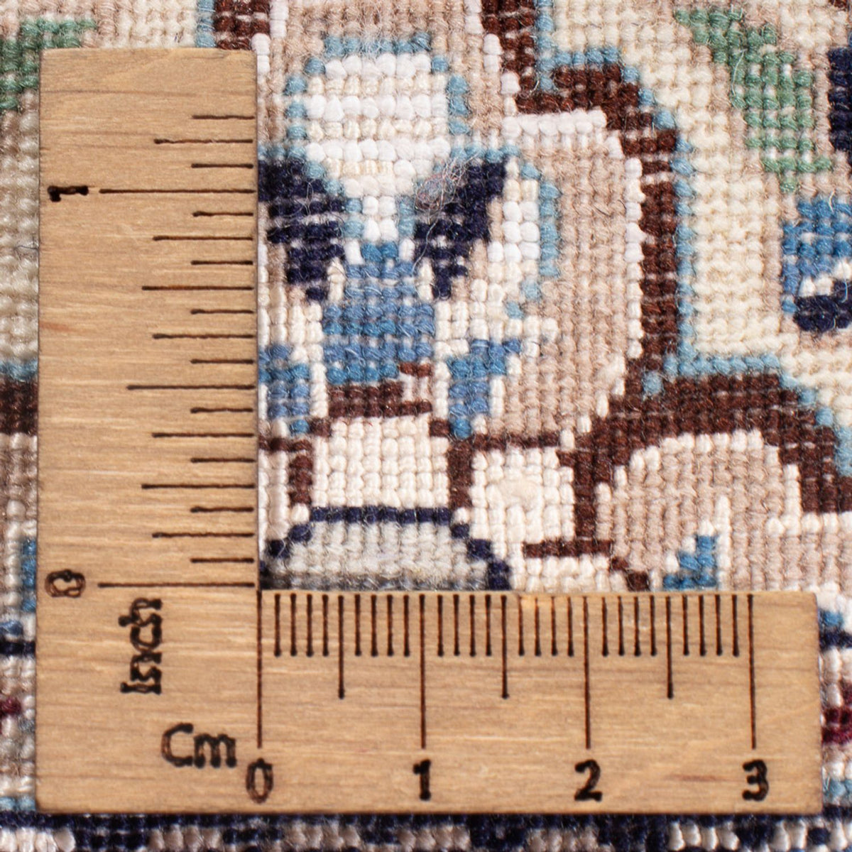 Dywan perski - Nain - Premium - 145 x 71 cm - ciemny beż