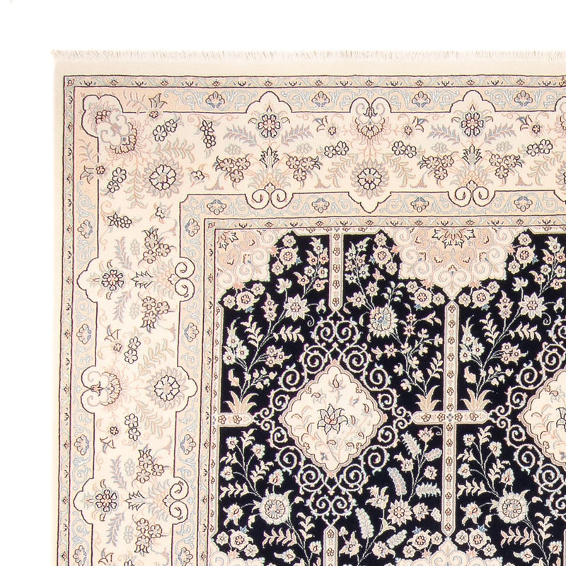 Dywan perski - Nain - 263 x 245 cm - ciemnoniebieski