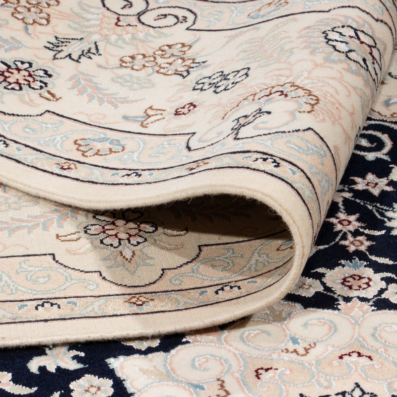 Dywan perski - Nain - 263 x 245 cm - ciemnoniebieski