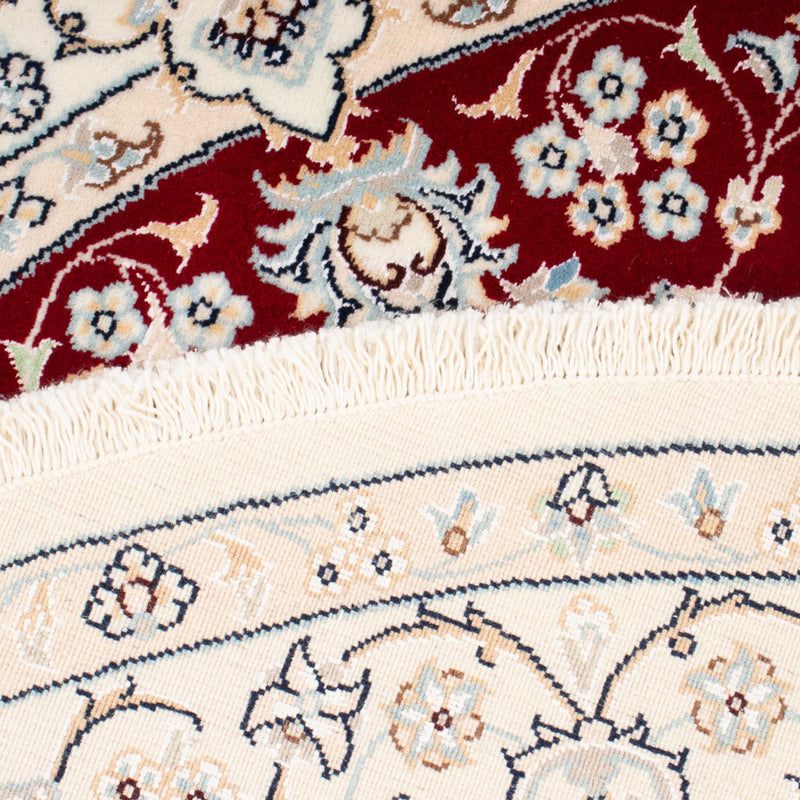 Dywan perski - Nain - Premium okrągły  - 150 x 150 cm - czerwony