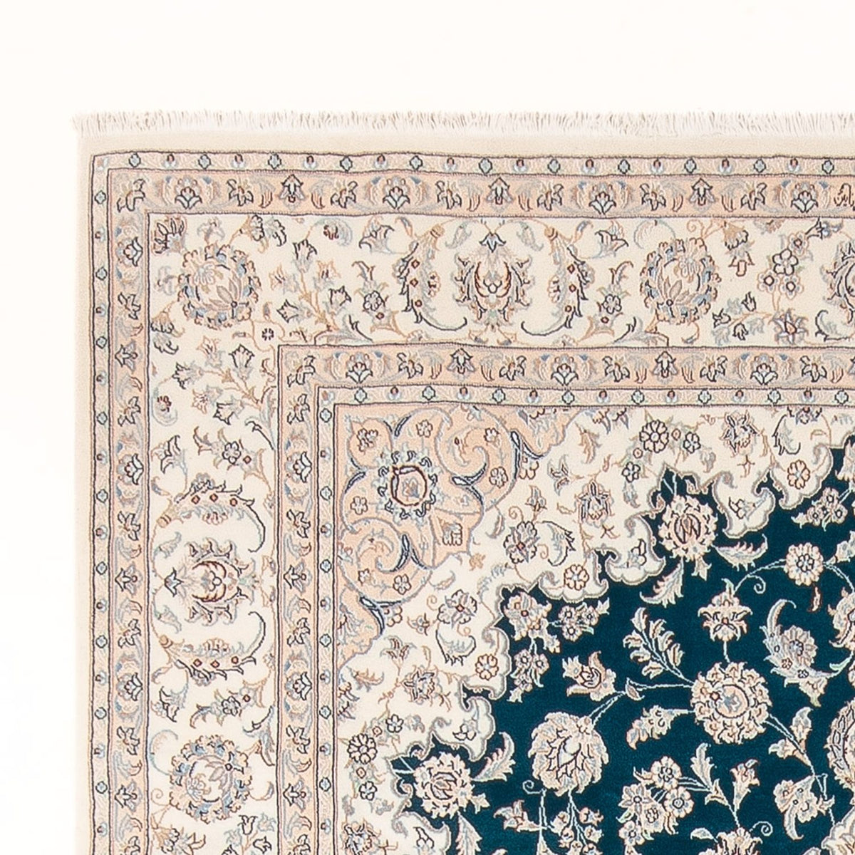 Perserteppich - Nain - 300 x 200 cm - grün