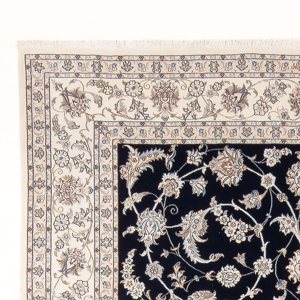 Perserteppich - Nain - 297 x 200 cm - dunkelblau