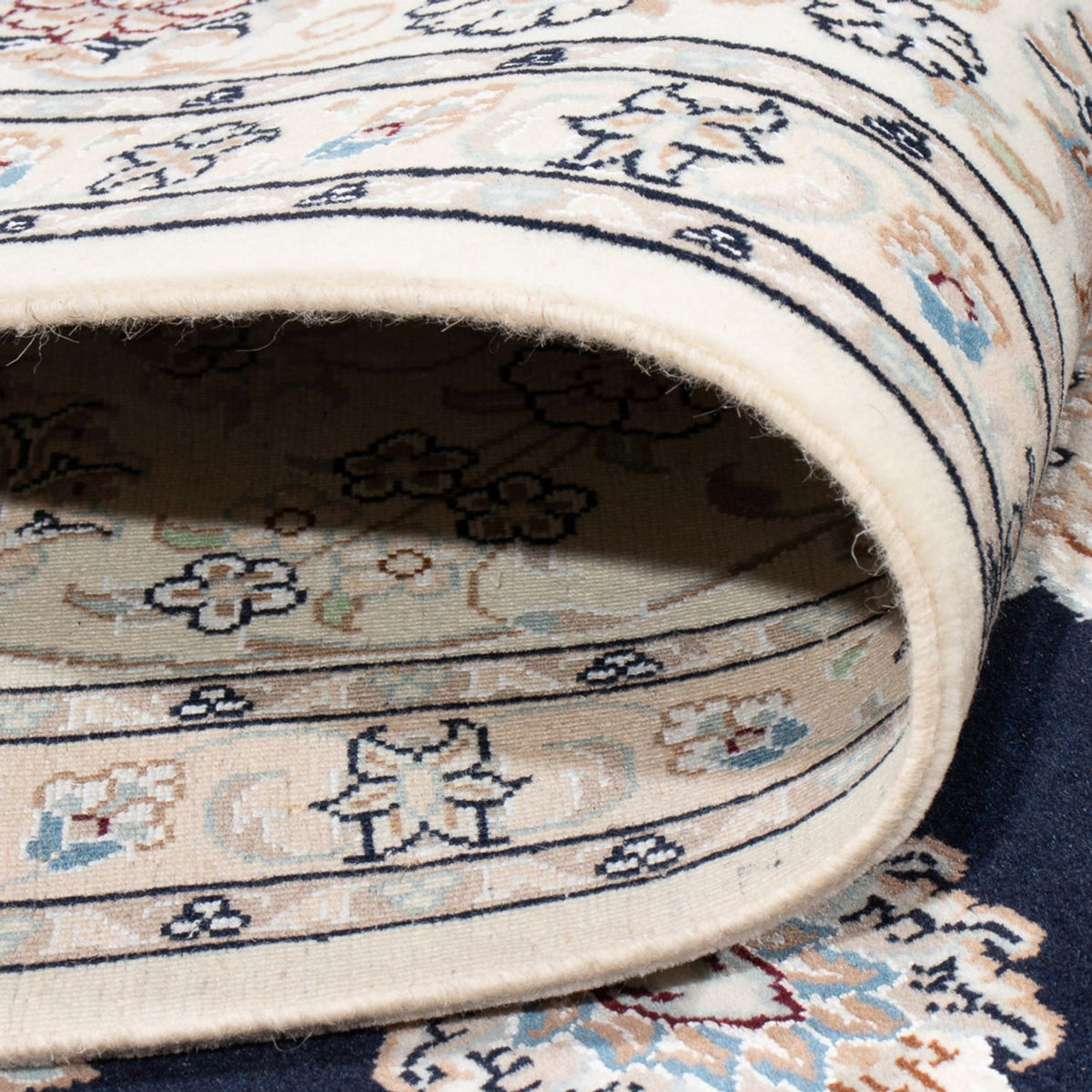 Perserteppich - Nain - 297 x 200 cm - dunkelblau