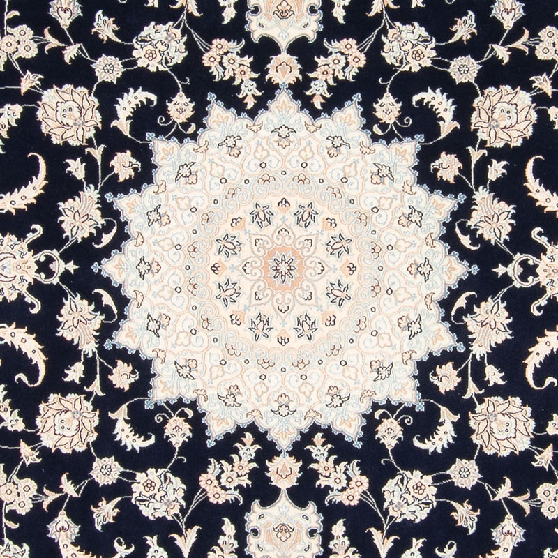 Dywan perski - Nain - 261 x 223 cm - ciemnoniebieski