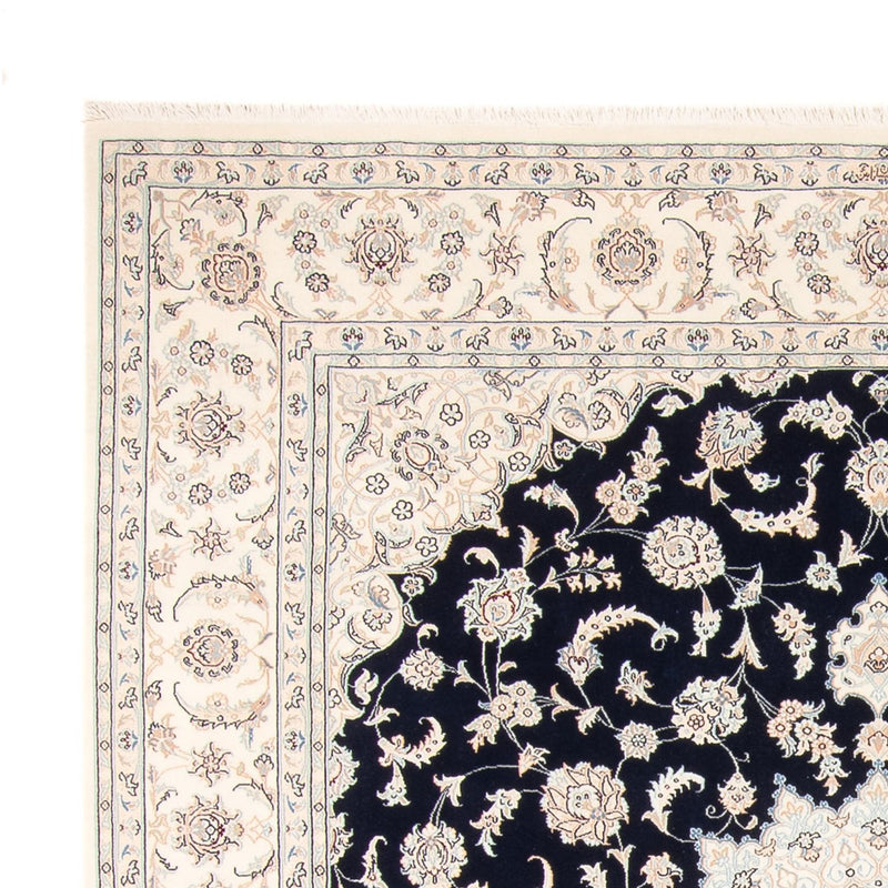 Dywan perski - Nain - 261 x 223 cm - ciemnoniebieski