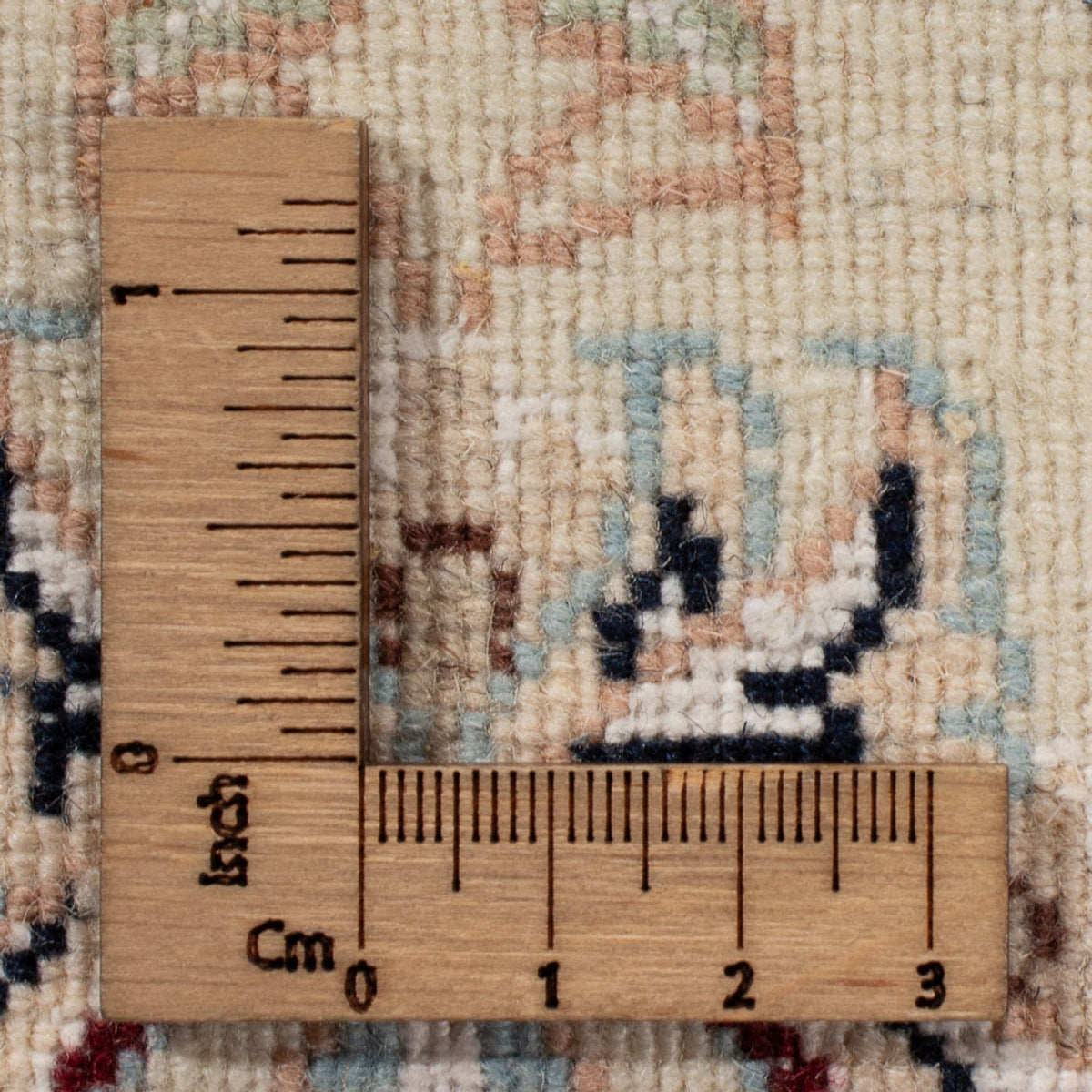 Dywan perski - Nain - 261 x 223 cm - ciemnoniebieski