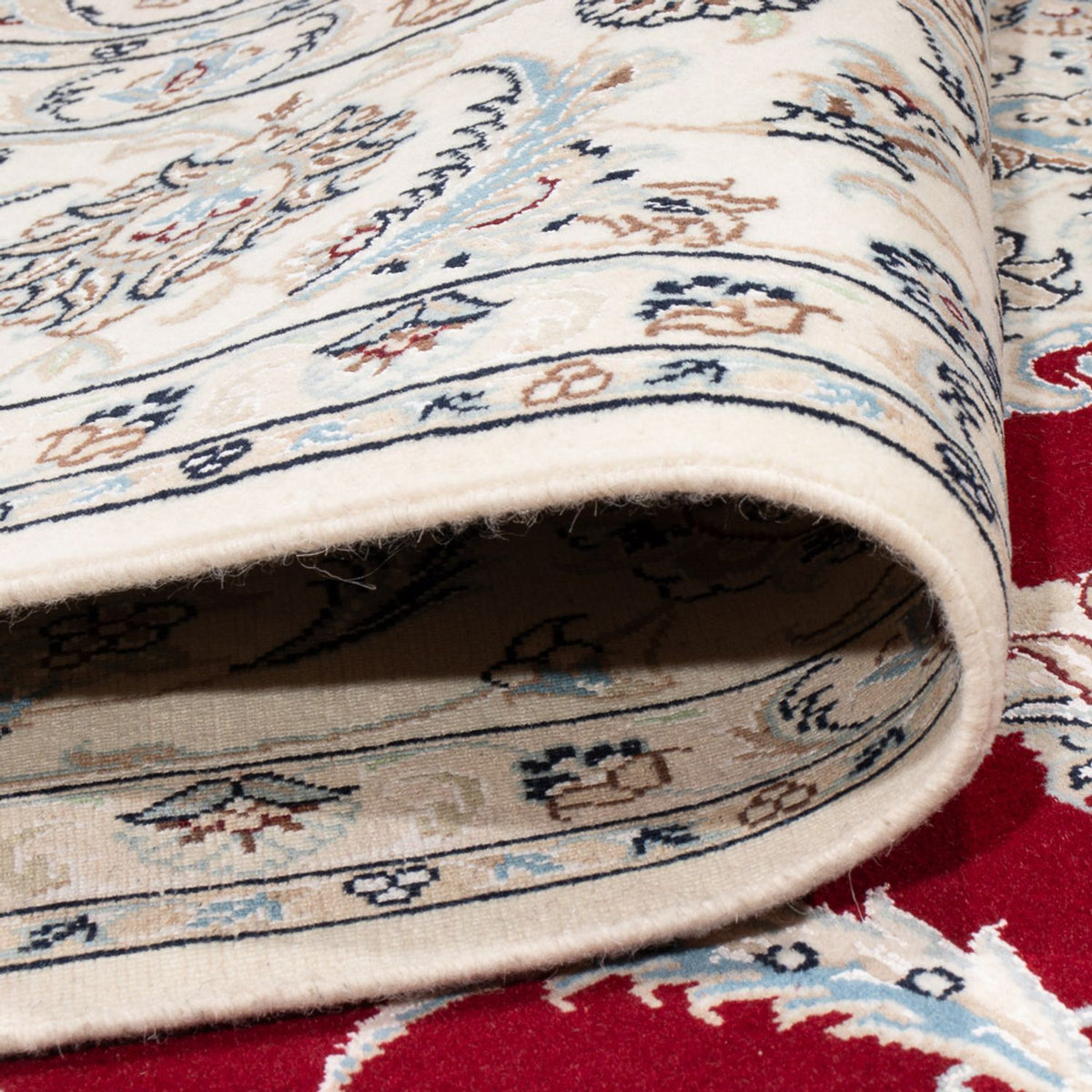 Perserteppich - Nain - 298 x 196 cm - rot