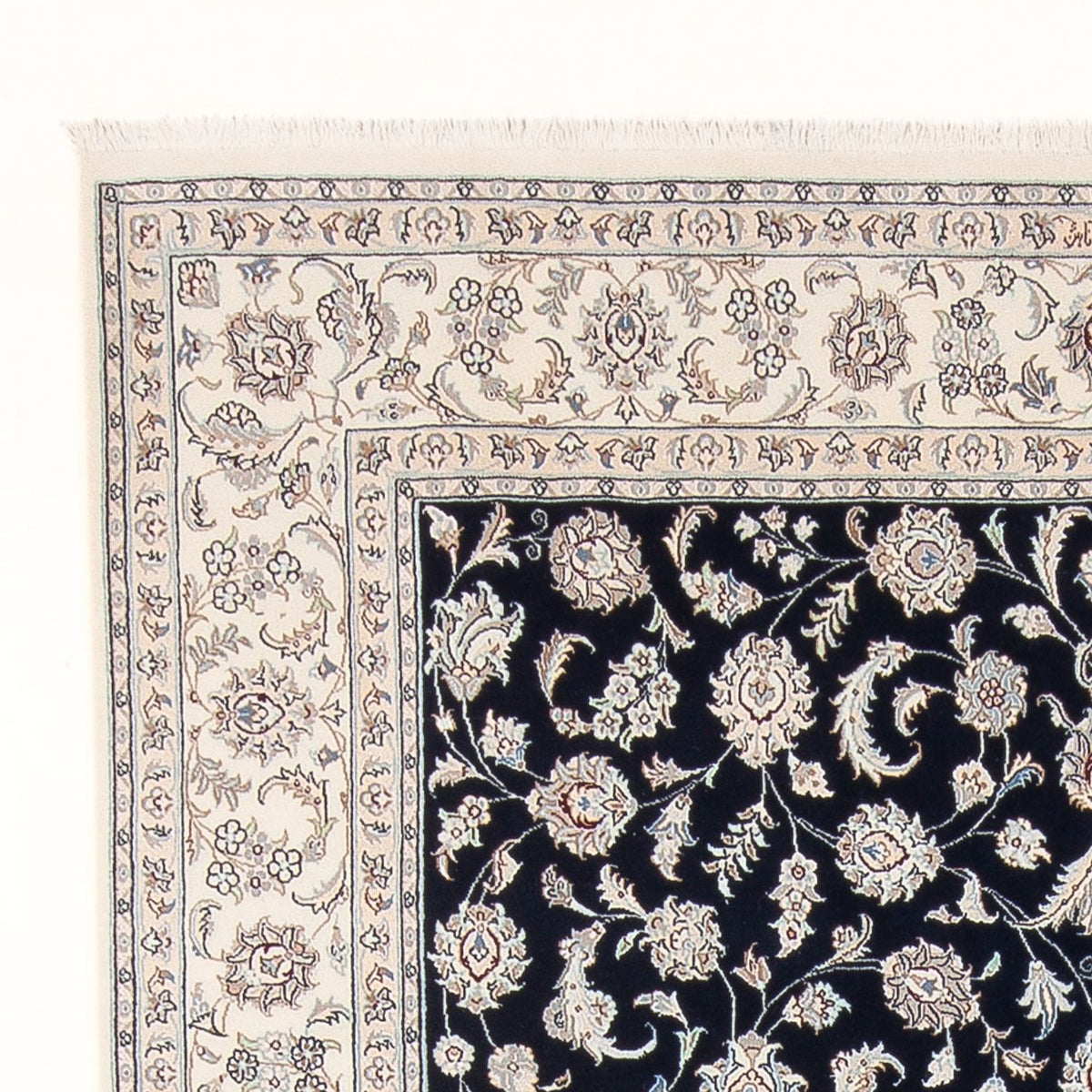 Perserteppich - Nain - Premium - 295 x 197 cm - dunkelblau