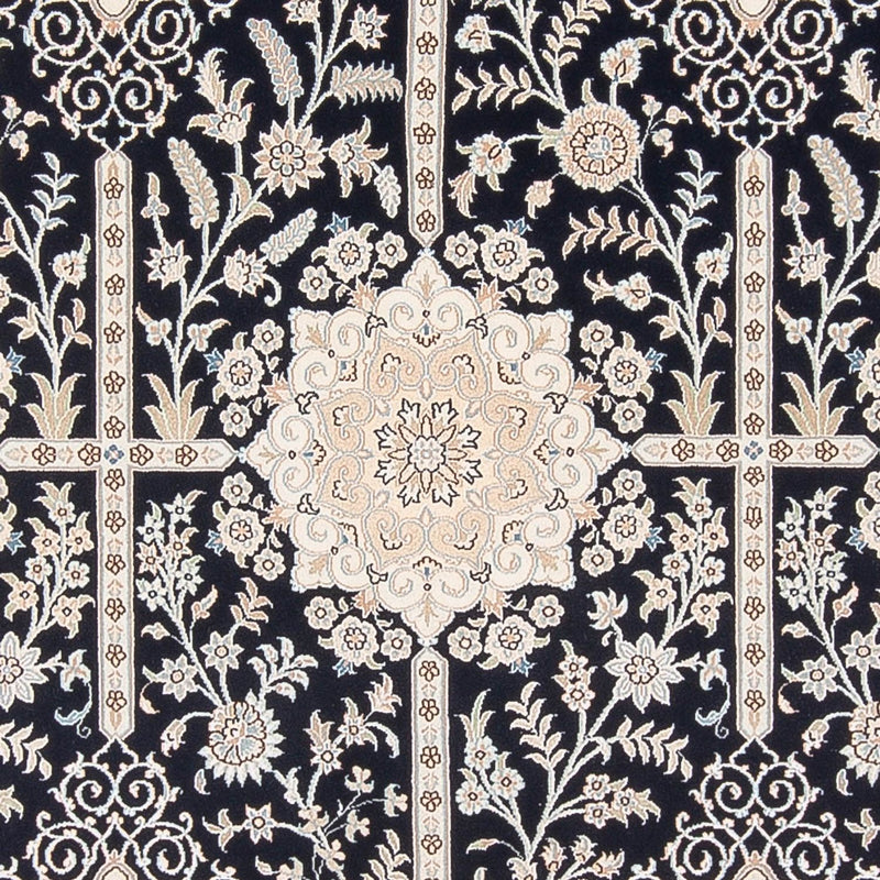 Dywan perski - Nain - Premium - 294 x 198 cm - ciemnoniebieski