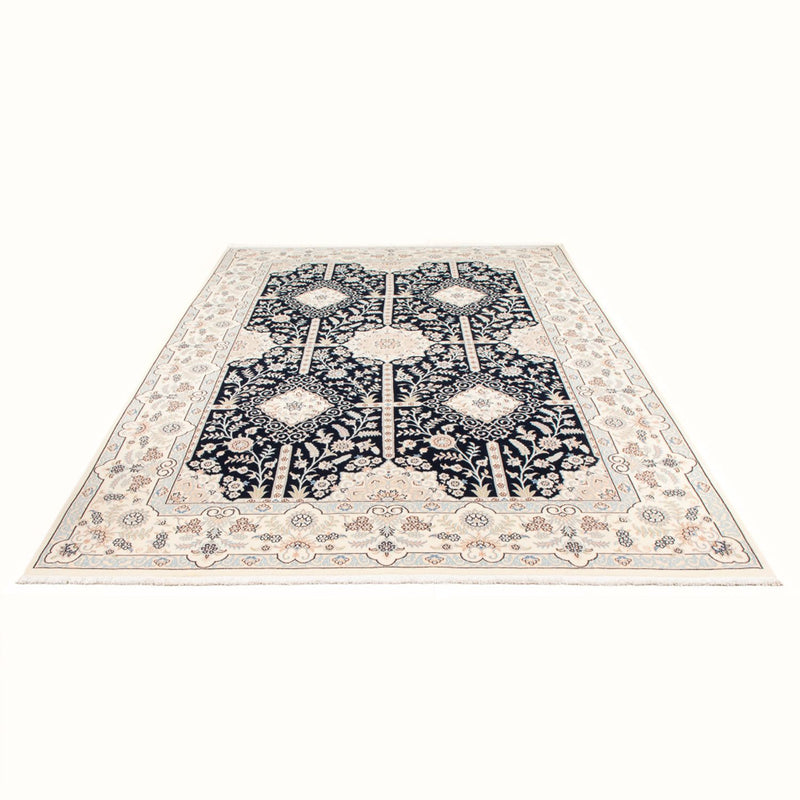 Dywan perski - Nain - Premium - 294 x 198 cm - ciemnoniebieski