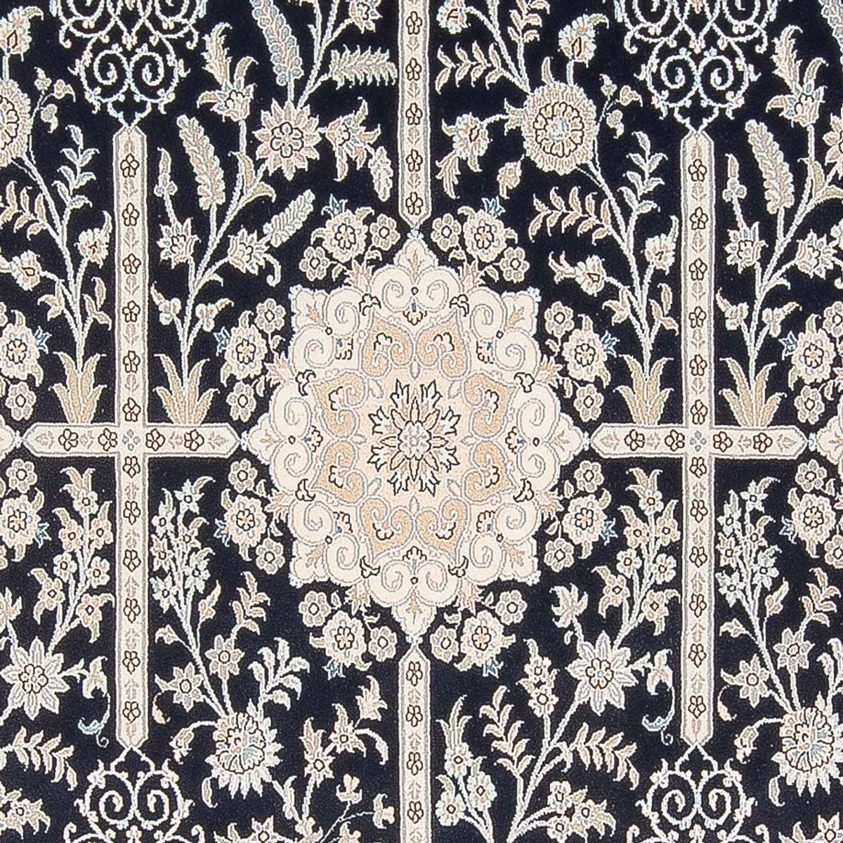 Perserteppich - Nain - Premium - 312 x 202 cm - dunkelblau