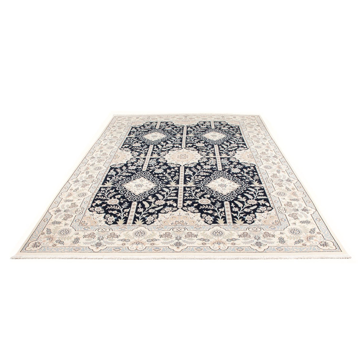 Perserteppich - Nain - Premium - 312 x 202 cm - dunkelblau