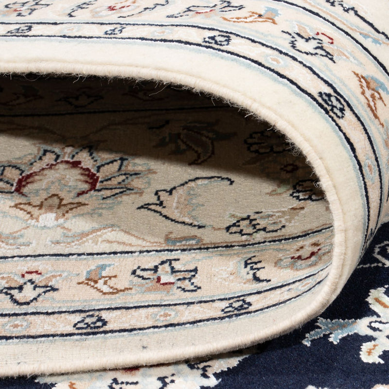 Dywan perski - Nain - Premium - 298 x 198 cm - ciemnoniebieski