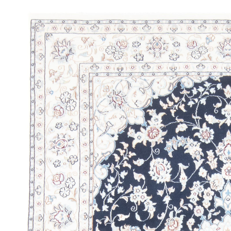 Dywan perski - Nain - Królewski - 196 x 147 cm - ciemnoniebieski