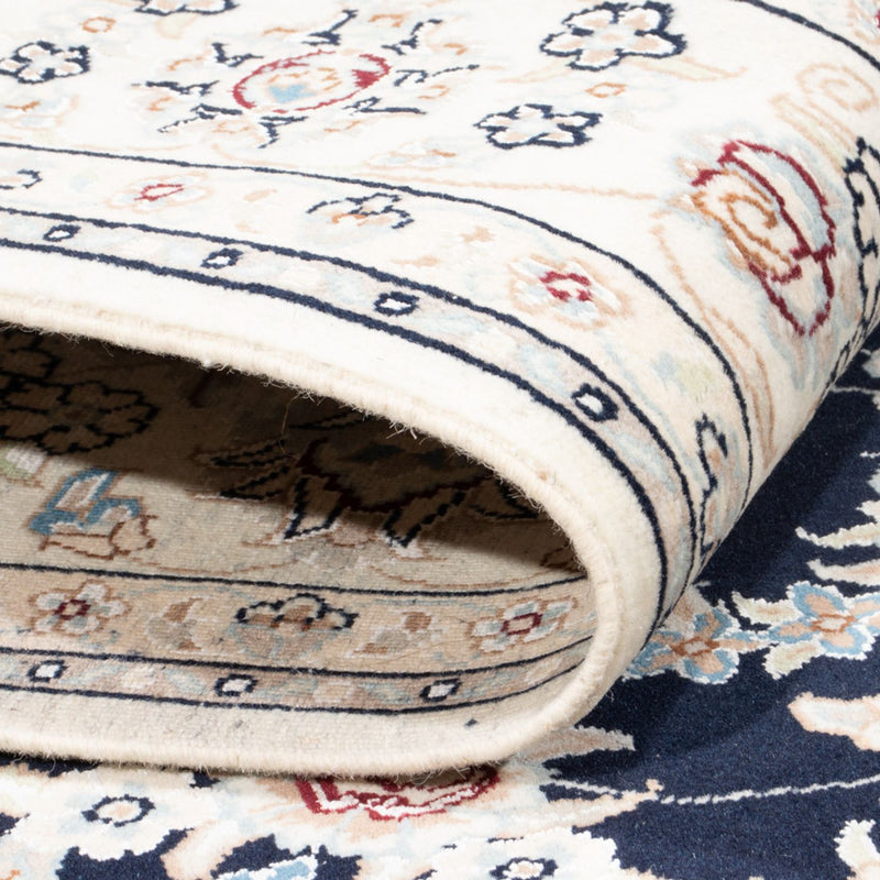 Dywan perski - Nain - Królewski - 196 x 147 cm - ciemnoniebieski