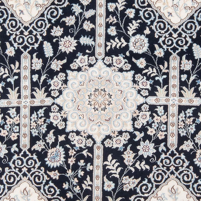 Dywan perski - Nain - Premium - 205 x 153 cm - ciemnoniebieski