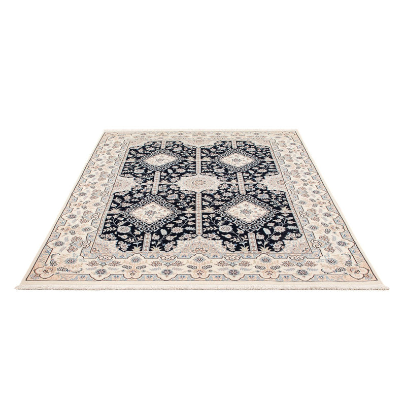 Dywan perski - Nain - Premium - 205 x 153 cm - ciemnoniebieski