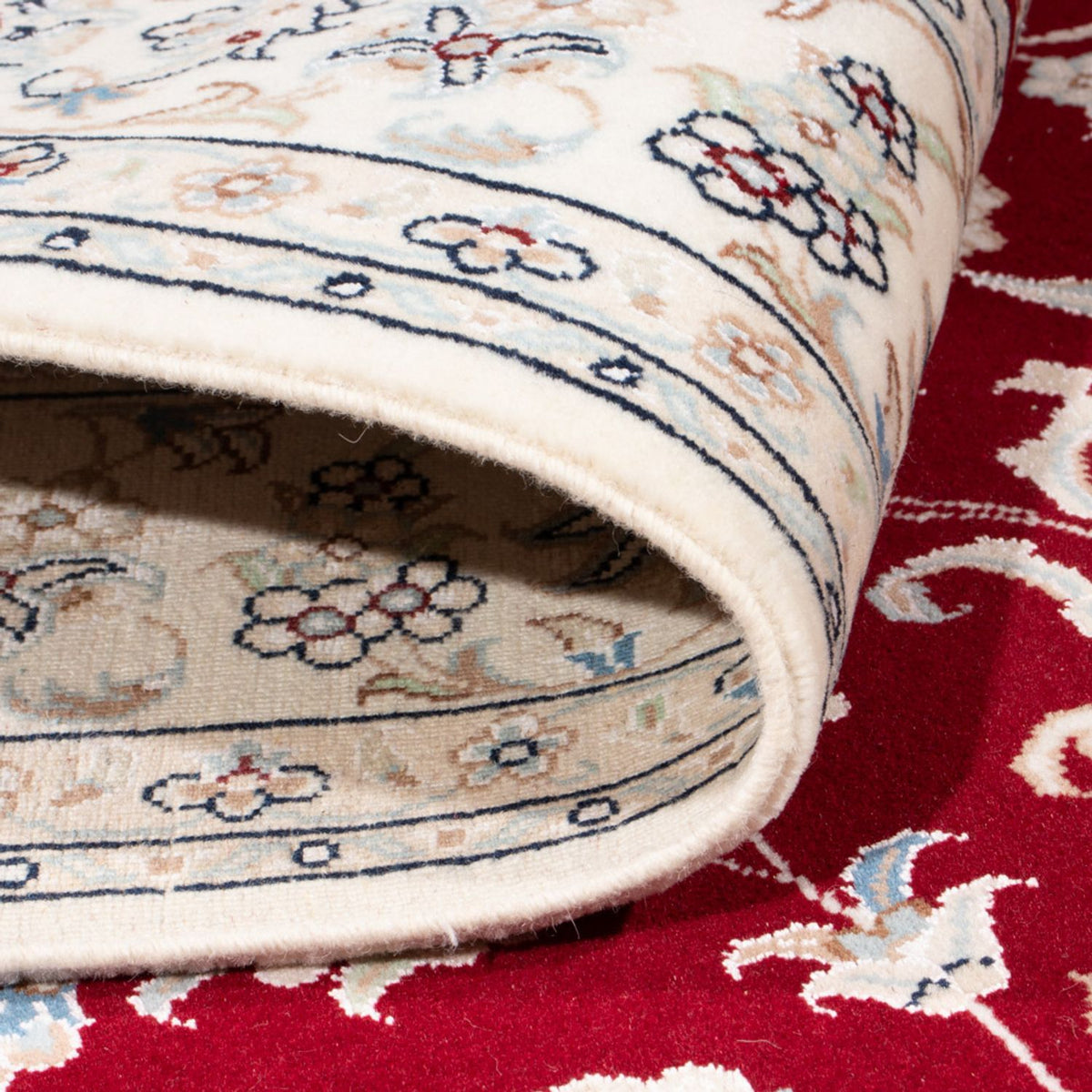 Dywan perski - Nain - Królewski - 207 x 148 cm - czerwony