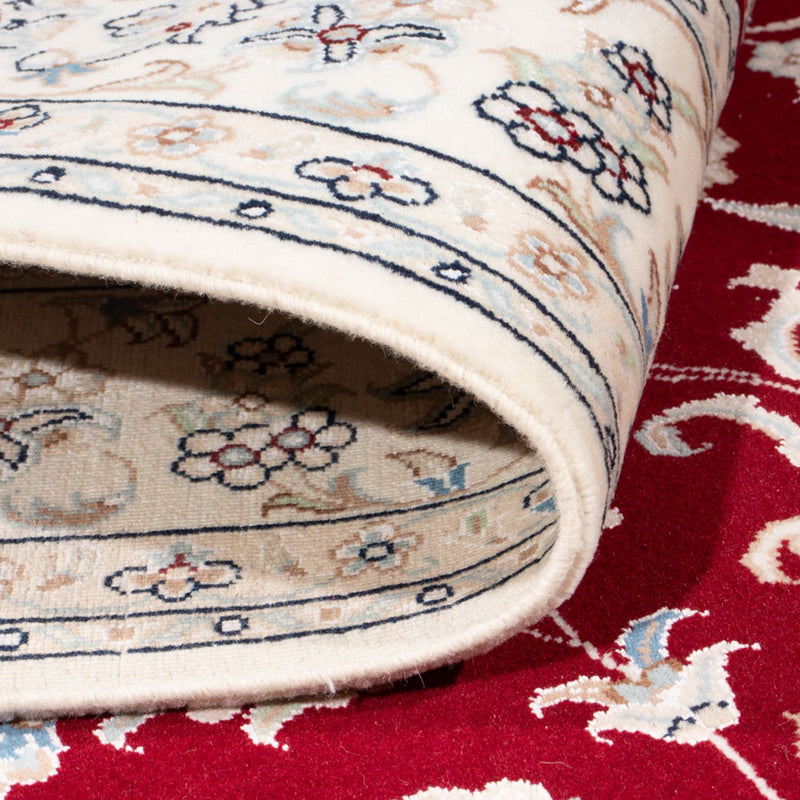 Dywan perski - Nain - Królewski - 207 x 148 cm - czerwony