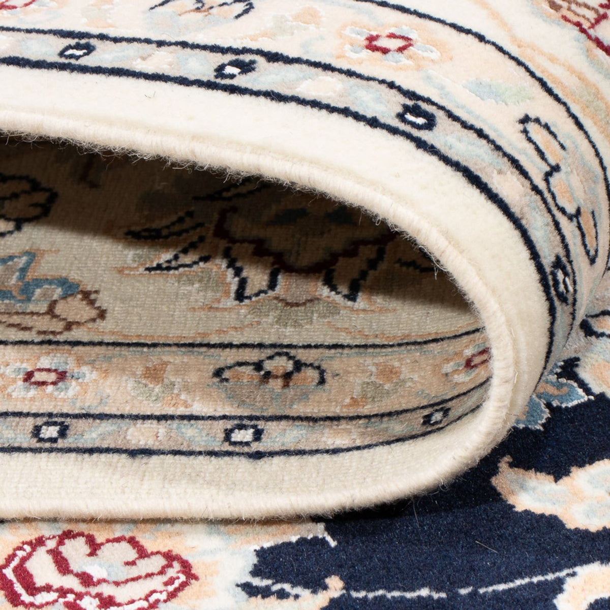 Dywan perski - Nain - Premium - 203 x 149 cm - ciemnoniebieski