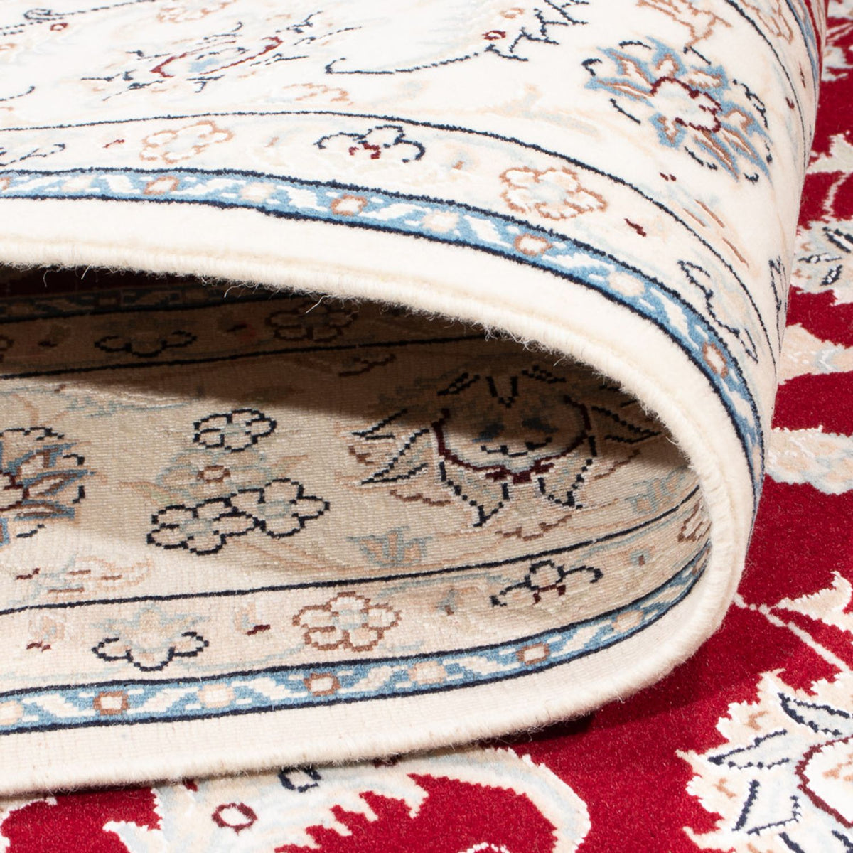 Dywan perski - Nain - Premium - 204 x 146 cm - czerwony