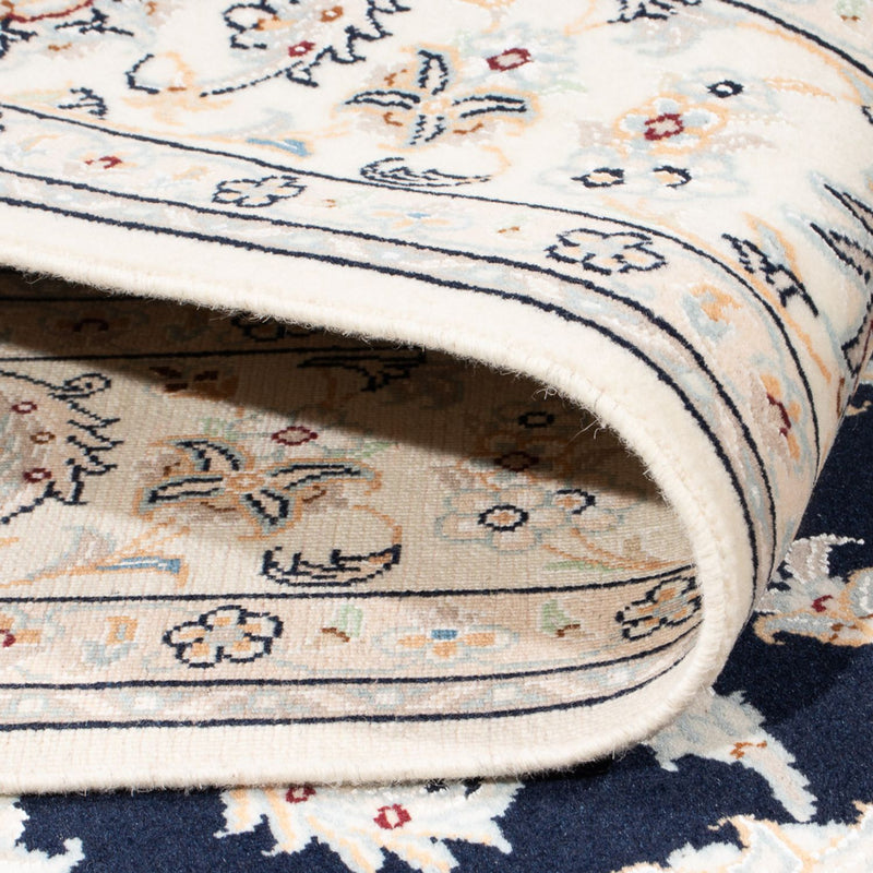 Dywan perski - Nain - Premium - 205 x 148 cm - ciemnoniebieski