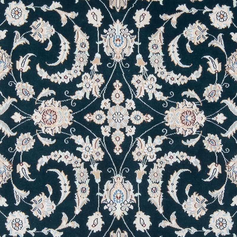 Dywan perski - Nain - Premium - 210 x 148 cm - ciemnoniebieski