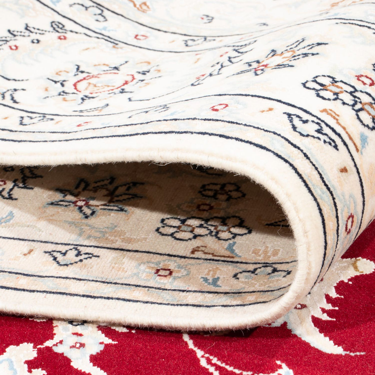 Dywan perski - Nain - Premium - 206 x 147 cm - czerwony