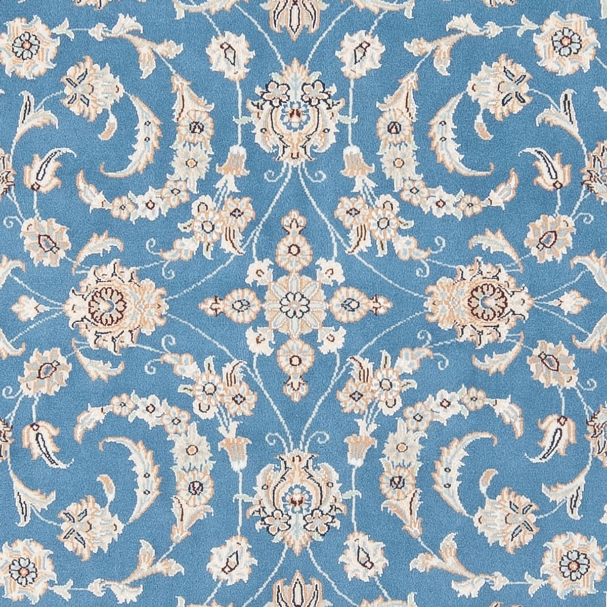 Dywan perski - Nain - Premium - 200 x 147 cm - niebieski