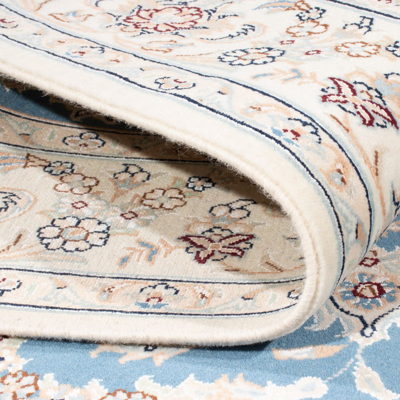 Dywan perski - Nain - Premium - 200 x 147 cm - niebieski