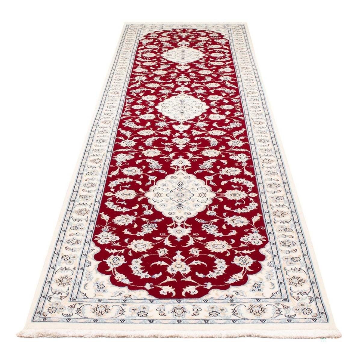 Biegacz Dywan perski - Nain - Premium - 350 x 86 cm - czerwony