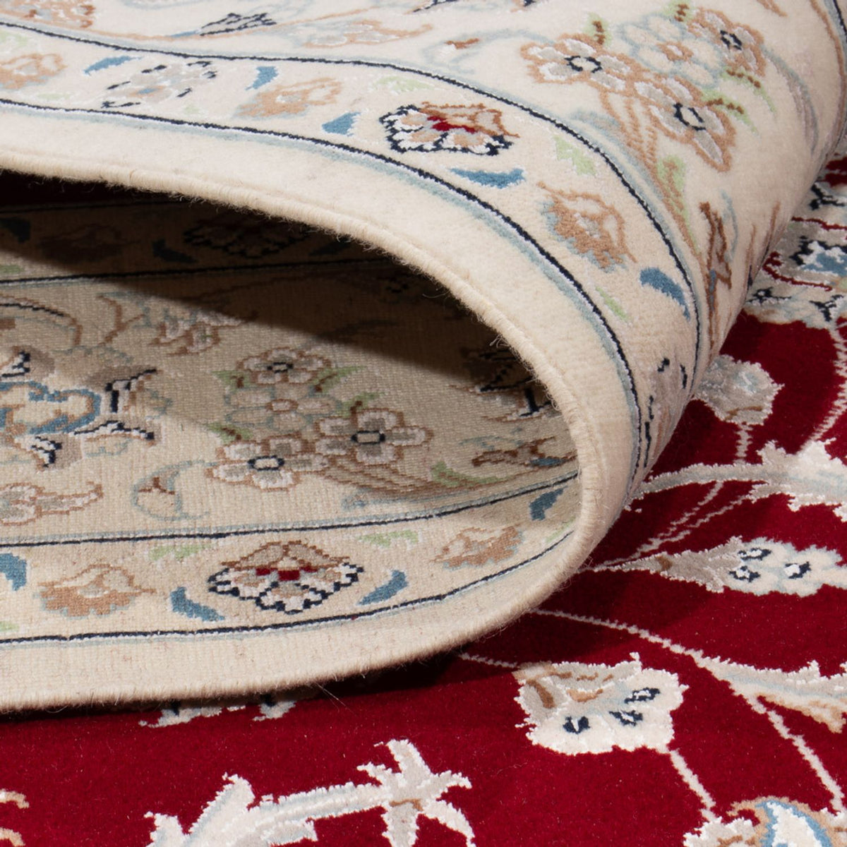 Dywan perski - Nain - 236 x 169 cm - czerwony