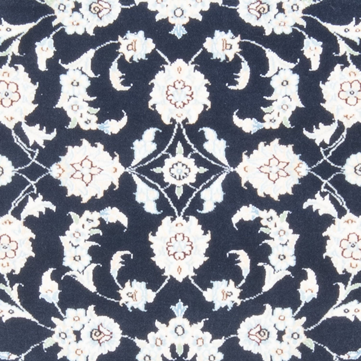 Biegacz Dywan perski - Nain - Królewski - 194 x 82 cm - ciemnoniebieski