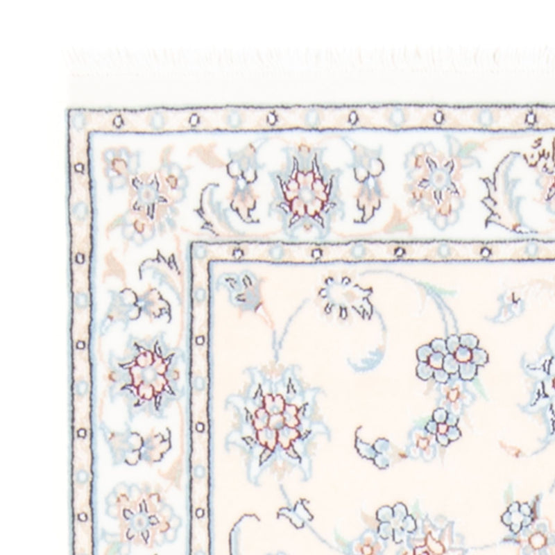 Biegacz Dywan perski - Nain - Królewski - 201 x 82 cm - kremowy