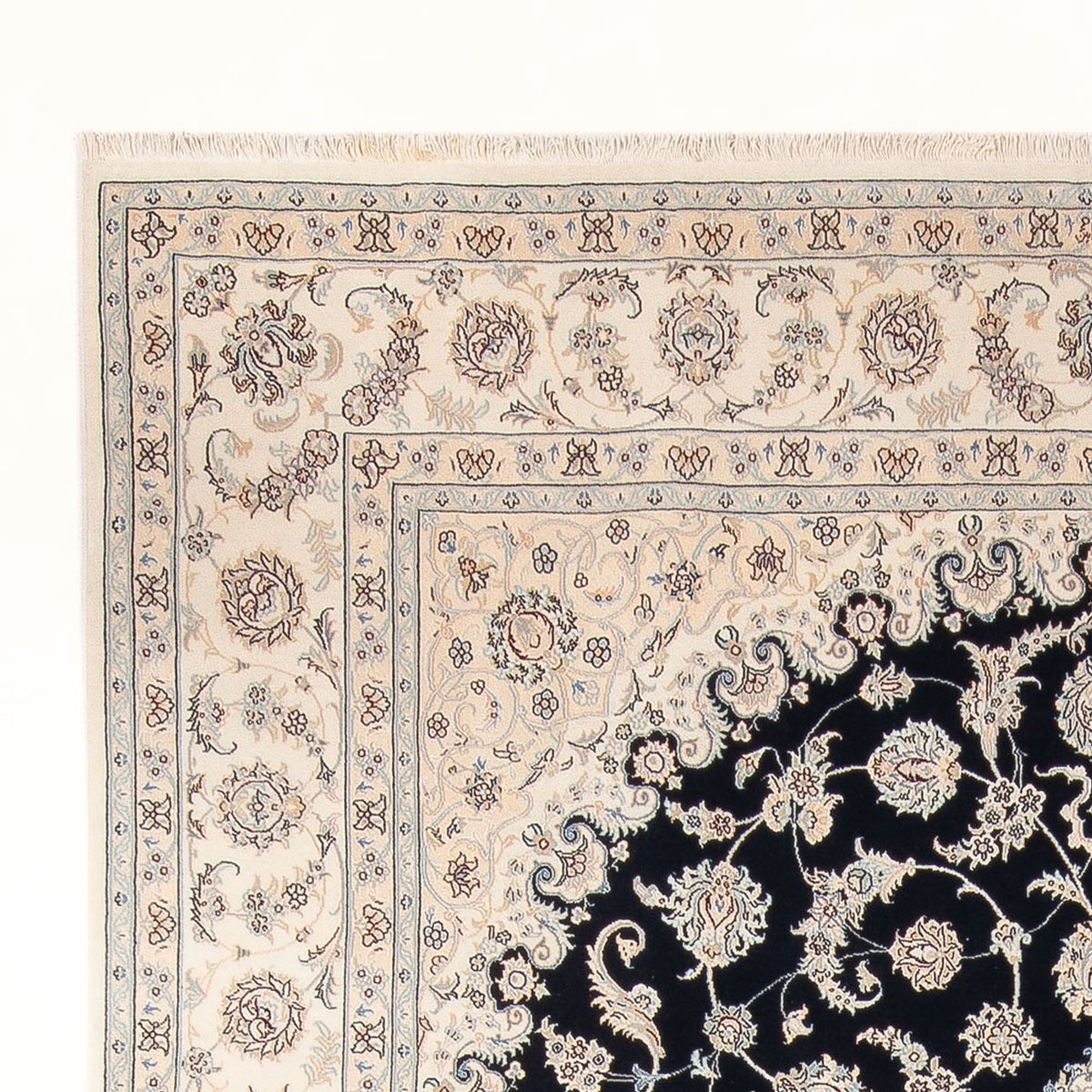 Perserteppich - Nain - Premium - 352 x 247 cm - dunkelblau