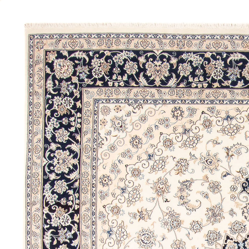 Dywan perski - Nain - 265 x 225 cm - kremowy