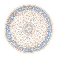 Dywan perski - Nain okrągły  - 200 x 200 cm - kremowy