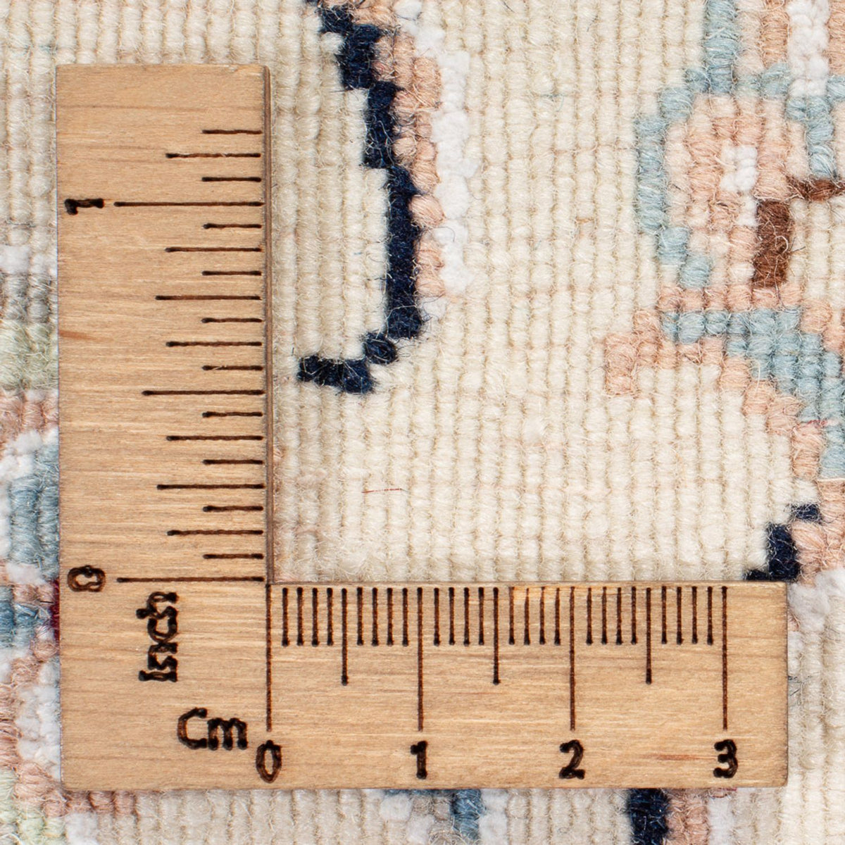 Dywan perski - Nain okrągły  - 200 x 200 cm - niebieski