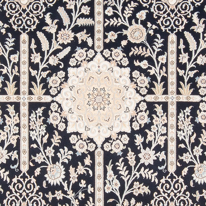 Dywan perski - Nain - Premium - 298 x 198 cm - ciemnoniebieski