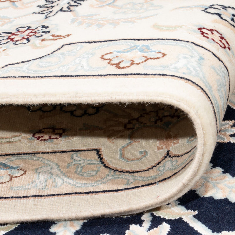 Dywan perski - Nain - Premium - 298 x 198 cm - ciemnoniebieski