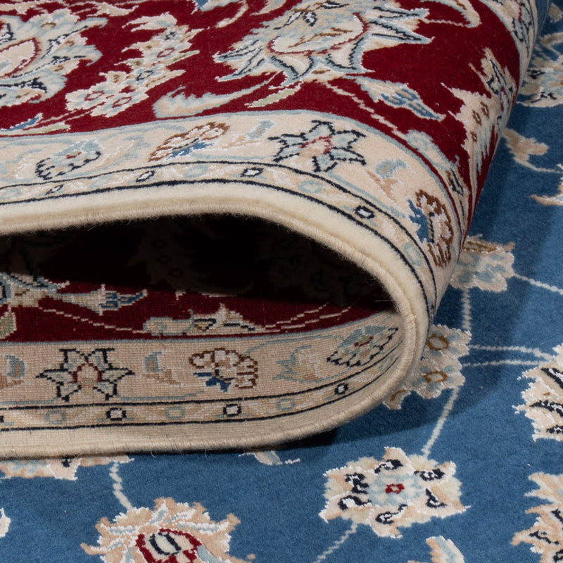 Dywan perski - Nain - 244 x 171 cm - niebieski