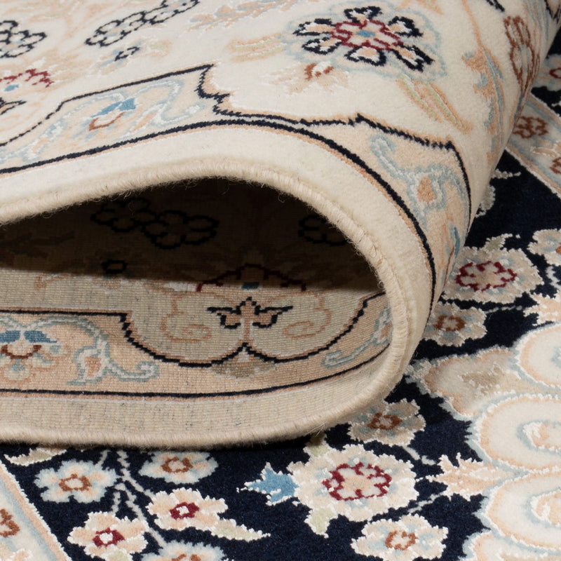 Dywan perski - Nain - 233 x 170 cm - ciemnoniebieski