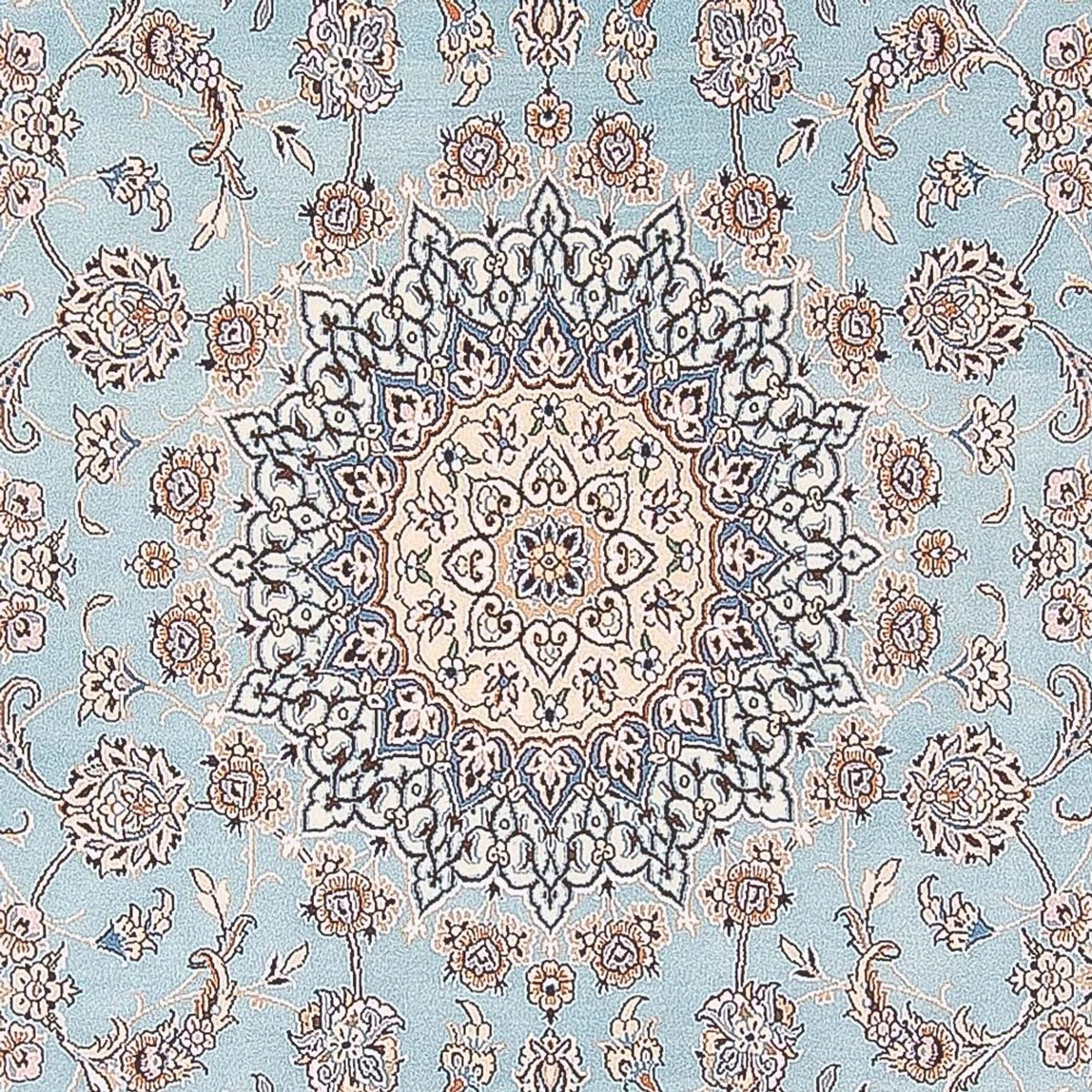 Perserteppich - Nain - Premium - 308 x 200 cm - hellblau