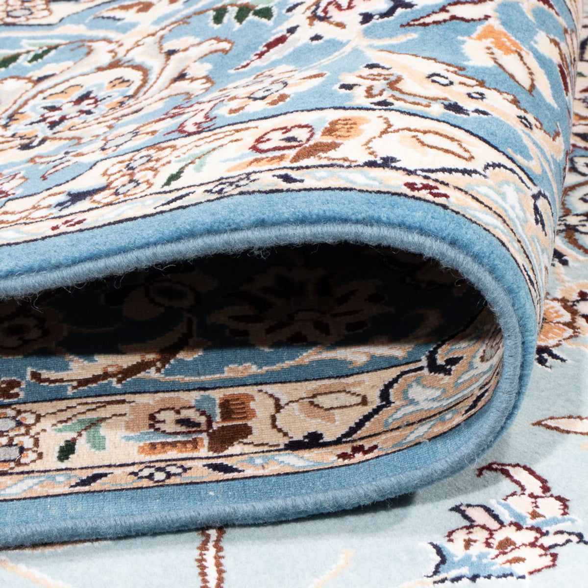 Perserteppich - Nain - Premium - 308 x 200 cm - hellblau