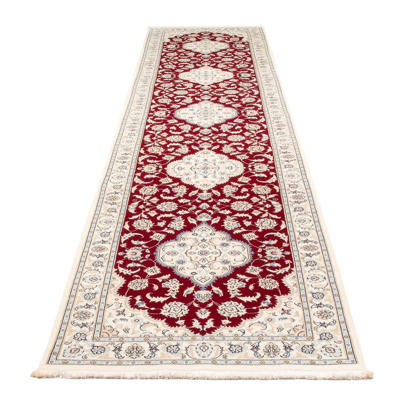 Biegacz Dywan perski - Nain - Premium - 404 x 88 cm - czerwony