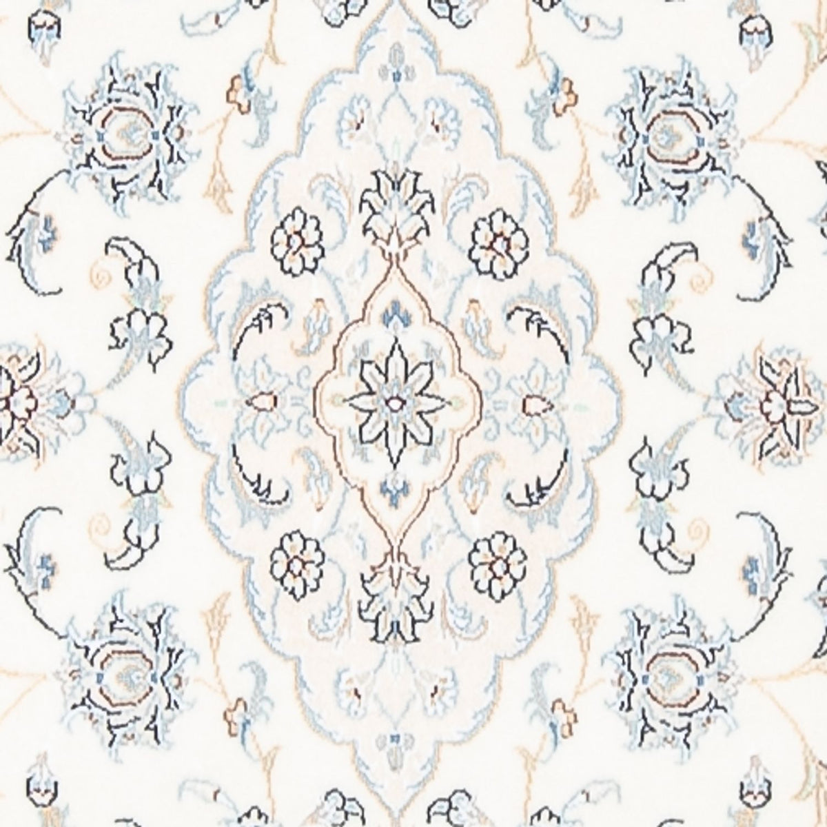 Biegacz Dywan perski - Nain - Premium - 350 x 87 cm - kremowy