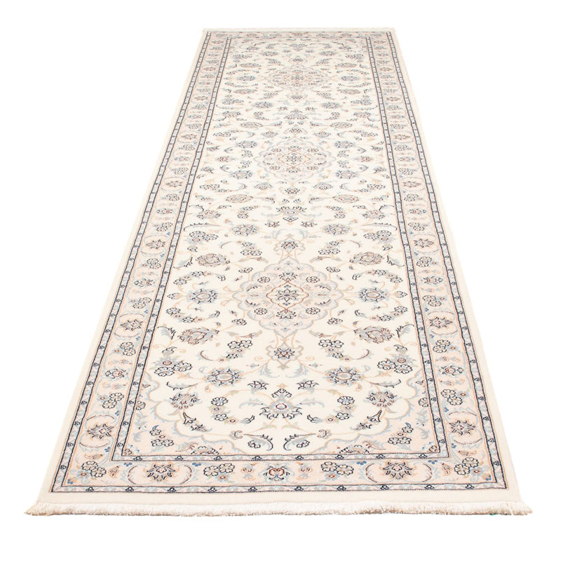 Biegacz Dywan perski - Nain - Premium - 350 x 87 cm - kremowy