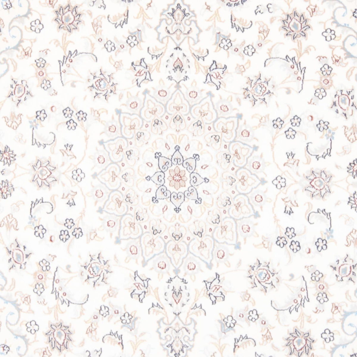 Dywan perski - Nain - Królewski - 202 x 149 cm - kremowy