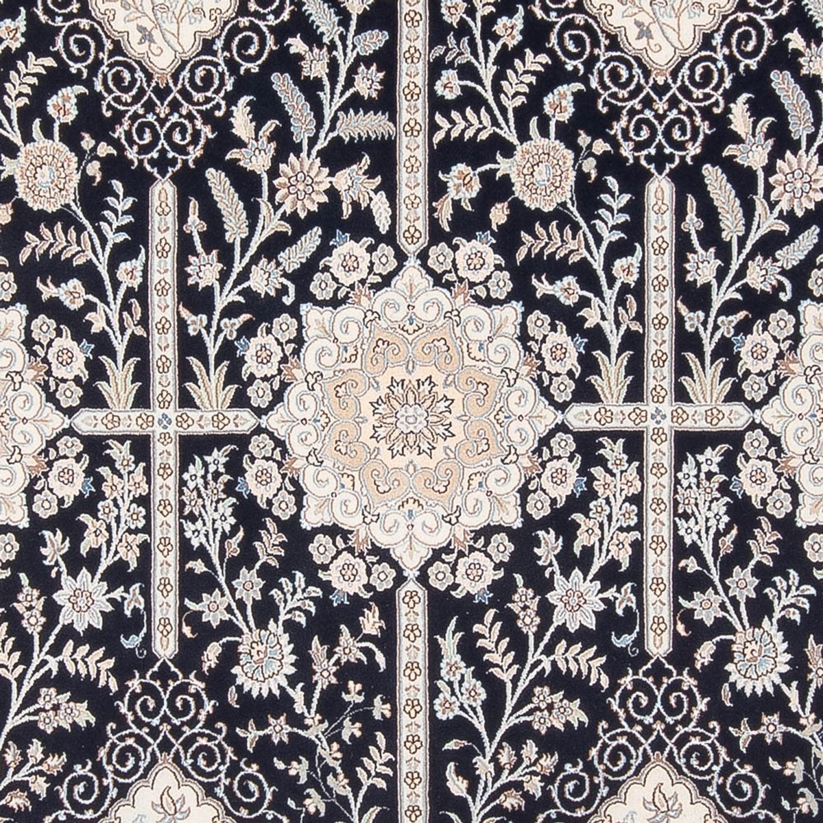 Perserteppich - Nain - Premium - 294 x 196 cm - dunkelblau